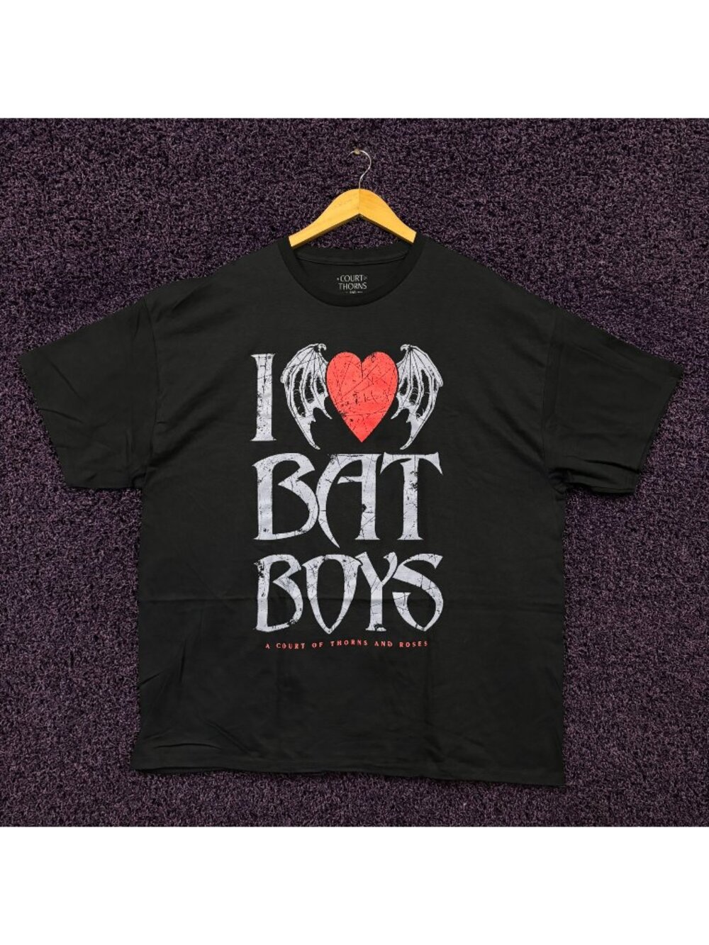A Court of Thorns and Roses I Love Bat Boys T-Shirt Size 2XL